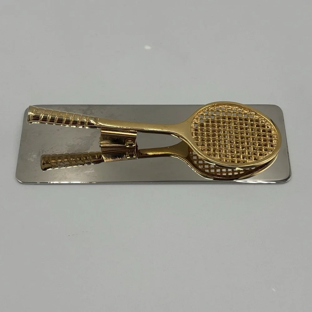 Vintage‎ Tennis Racquet Paper Clip/Paperweight